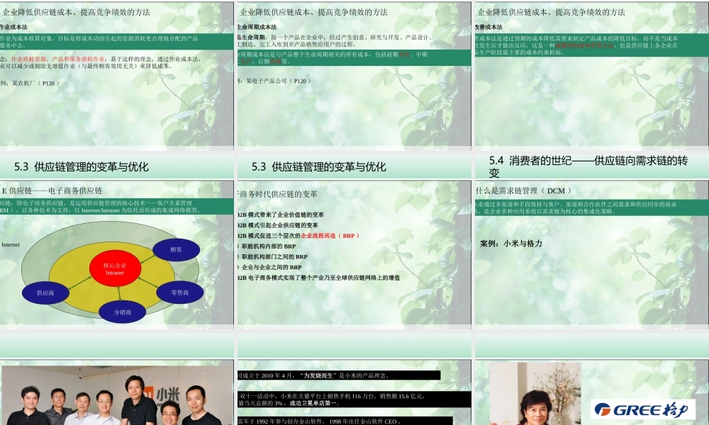 第五章《供应链管理》