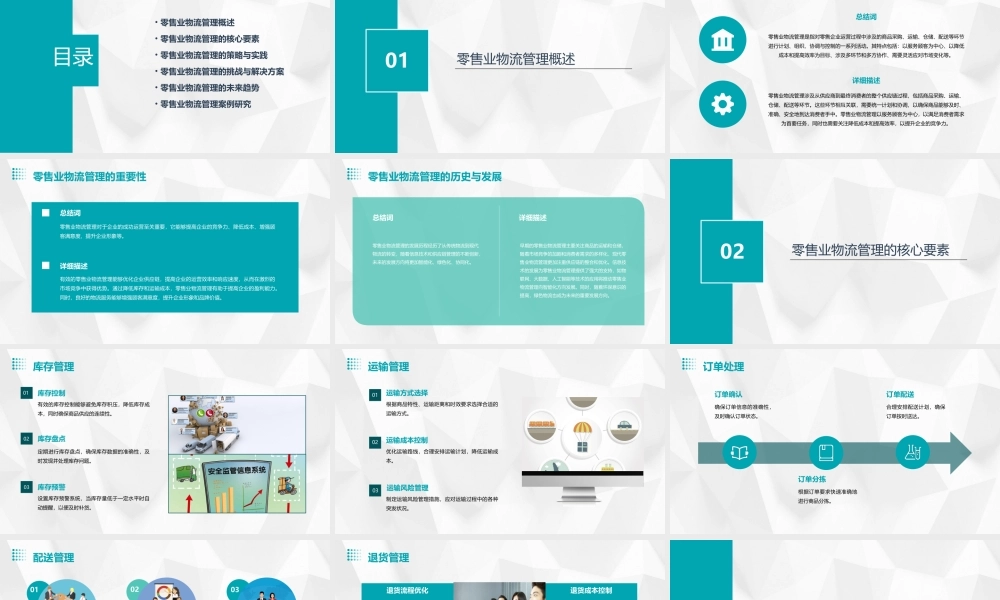 零售业的物流管理课件