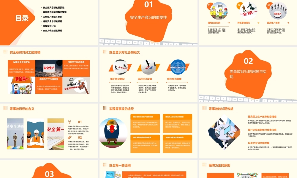 零事故安全生产意识课件