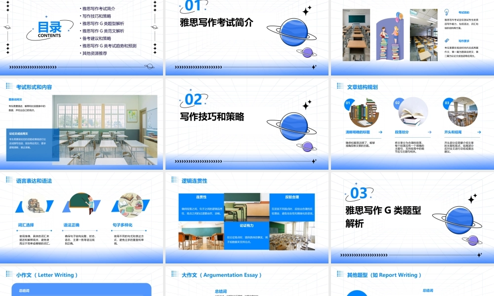 雅思写作G类攻略通用课件