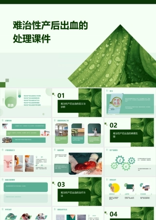 难治性产后出血的处理课件