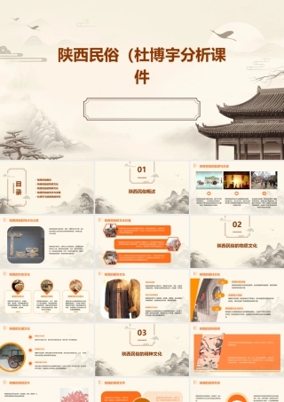 陕西民俗(杜博宇)分析课件