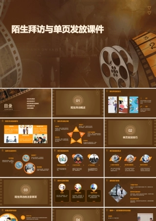 陌生拜访与单页发放课件