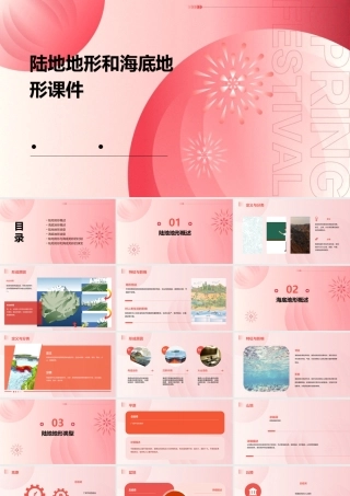 陆地地形和海底地形课件