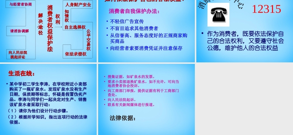 八年级政治上册(9.3 做个聪明的消费者)课件 鲁教版 课件