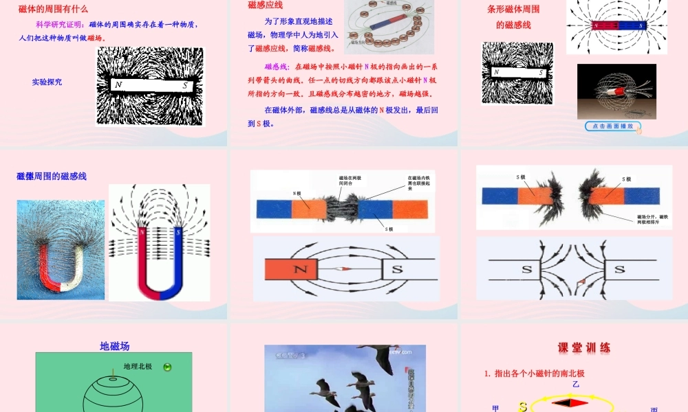 九年级物理全册 第十七章 第一节 磁是什么课件 (新版)沪科版 九年级物理全册 第十七章 第一节 磁是什么课件+素材(新版)沪科版-2