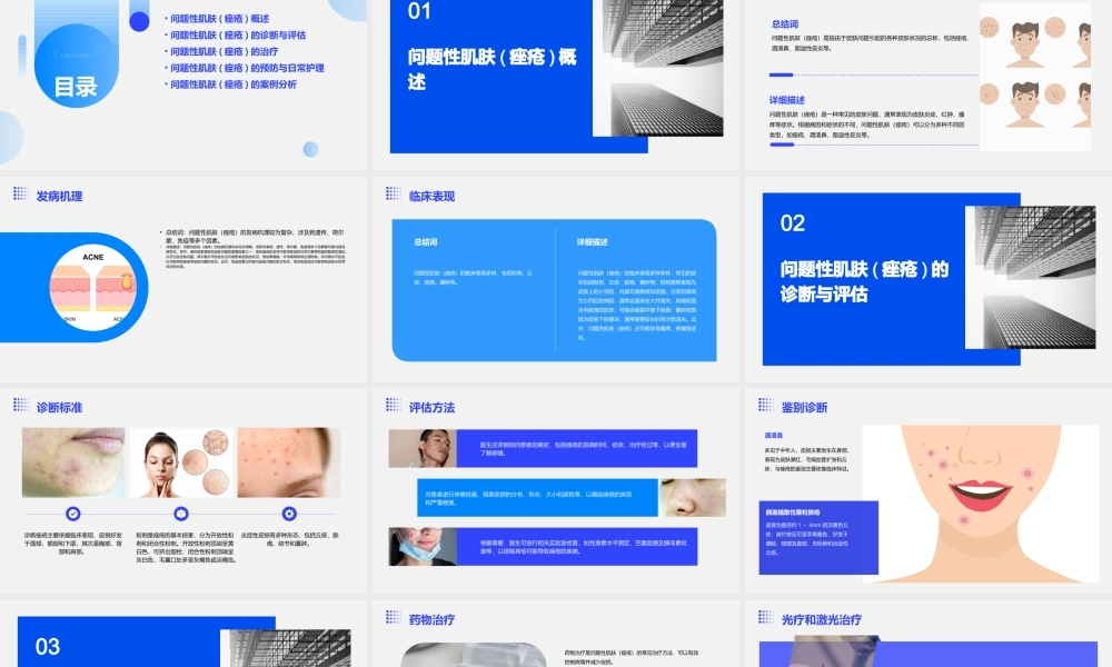 问题性肌肤(痤疮)课件