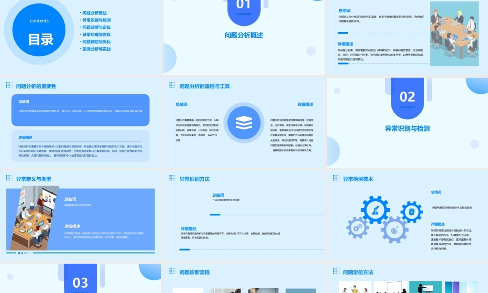 问题分析与异常管理课件
