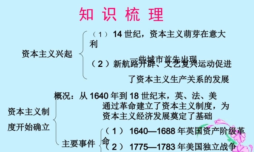 九年级历史第四五单元复习课件 新课标 人教版 课件