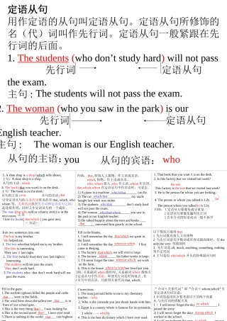 《英语课件-定语从句》