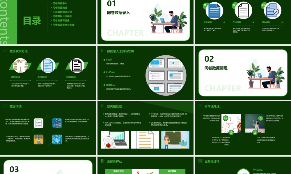 问卷数据的录入与清理课件
