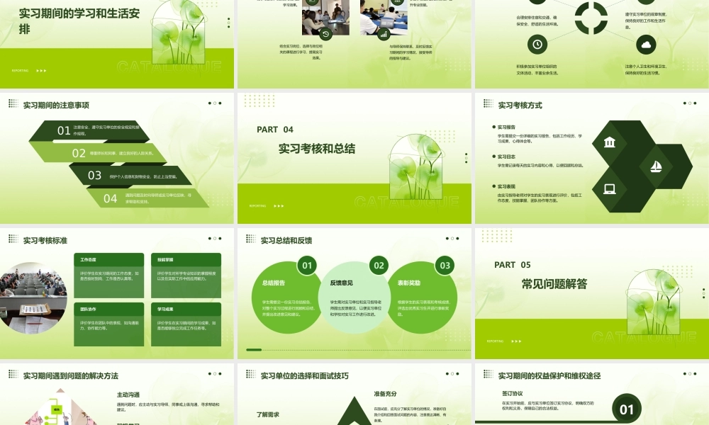 闽江学院实习动员大会课件