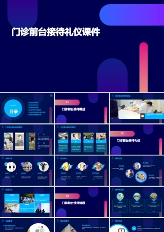 门诊前台接待礼仪课件