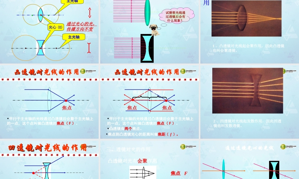 八年级物理上册 3.1 透镜课件 新人教版 课件