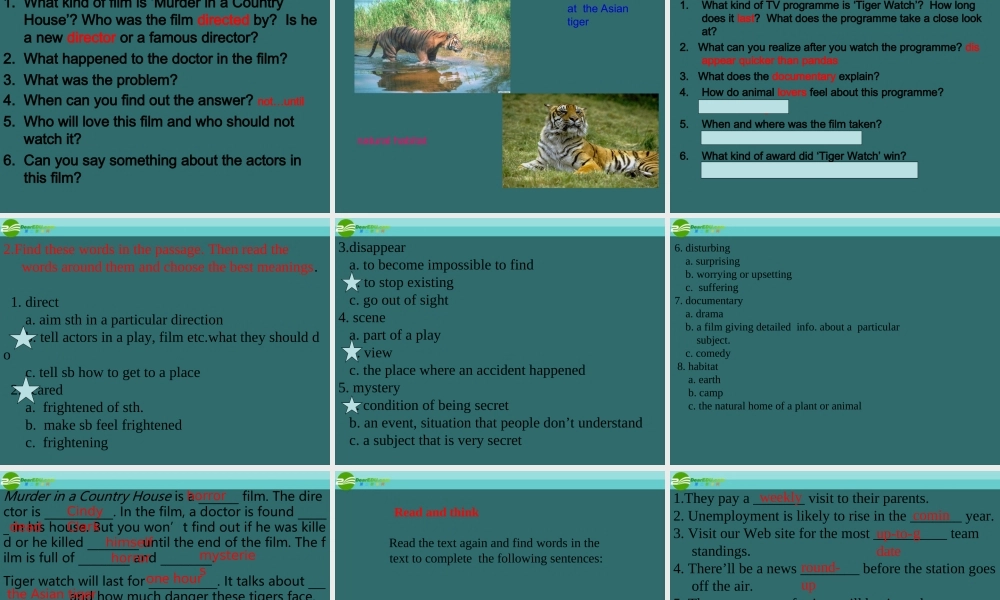 九年级英语 Unit 4-2、3Reading课件 牛津版 课件