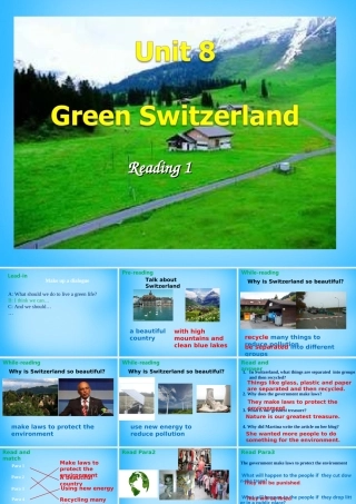 八年级英语下册 Unit 8 A green world Reading 1课件 (新版)牛津版 课件