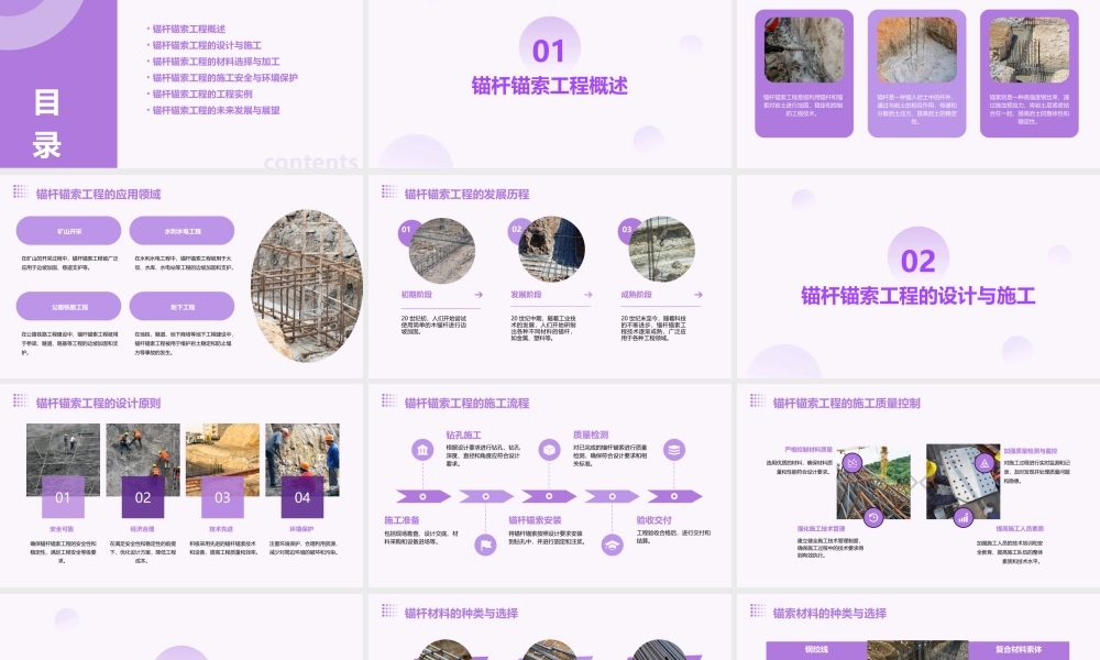 锚杆锚索工程课件