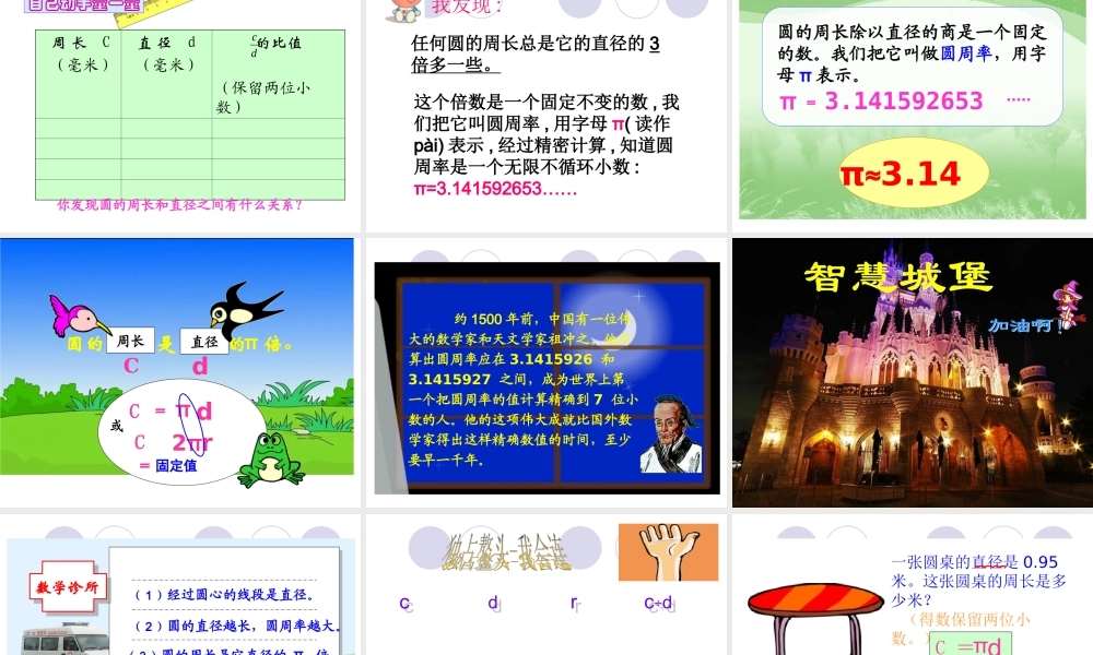 圆的周长(精品)