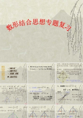 数形结合思想专题复习 新课标 人教版 课件