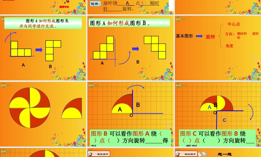 九年级数学(231图形的旋转)课件1 人教新课标版 课件