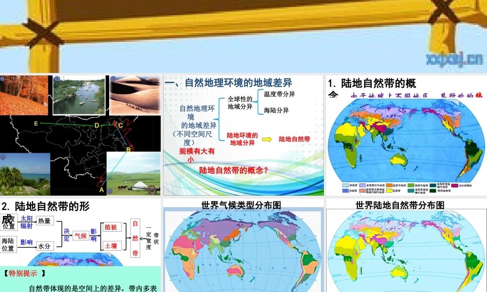第二节自然地理环境的差异性