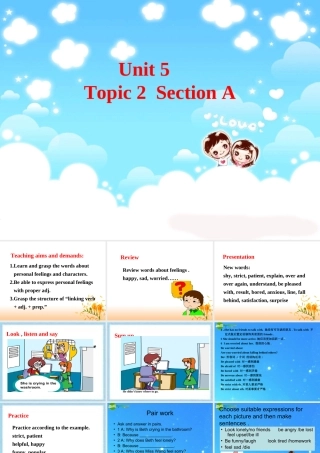 八年级英语下册 Unit5 Topic2 Section A课件 仁爱版 课件