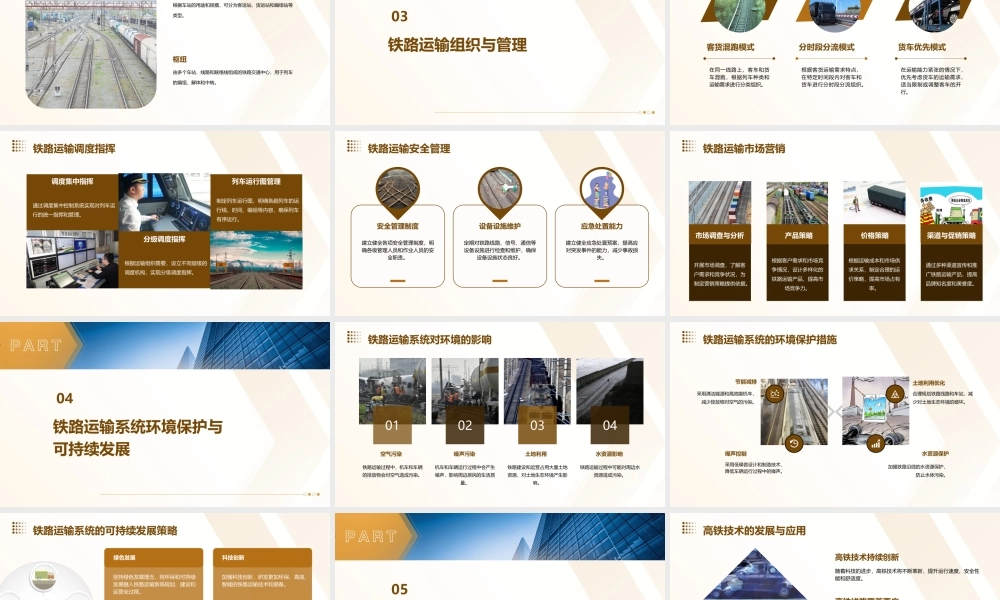 铁路运输系统概述通用课件
