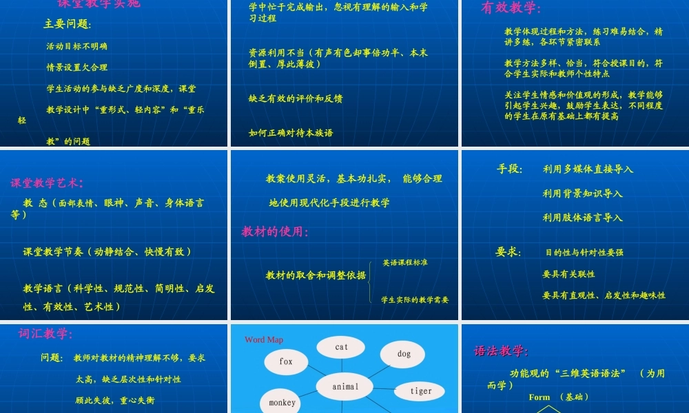 小学英语有效课堂教学