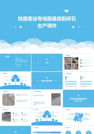 铁路客运专线路基级配碎石生产课件