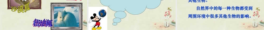 中学七年级生物上册 1.2.1 生物与环境的关系课件(1)(新版)新人教版 课件