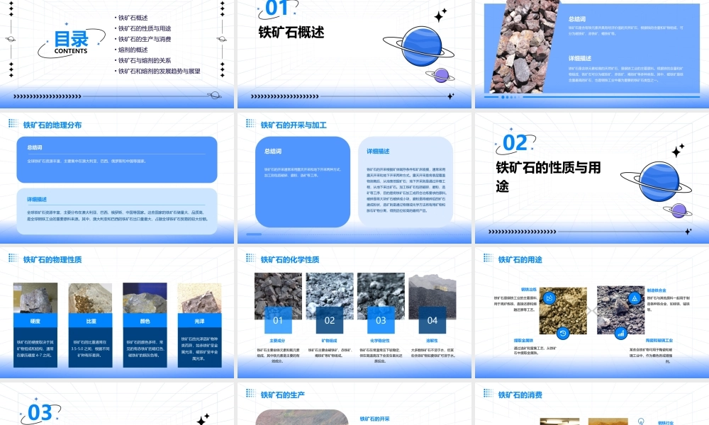 铁矿石和熔剂课件