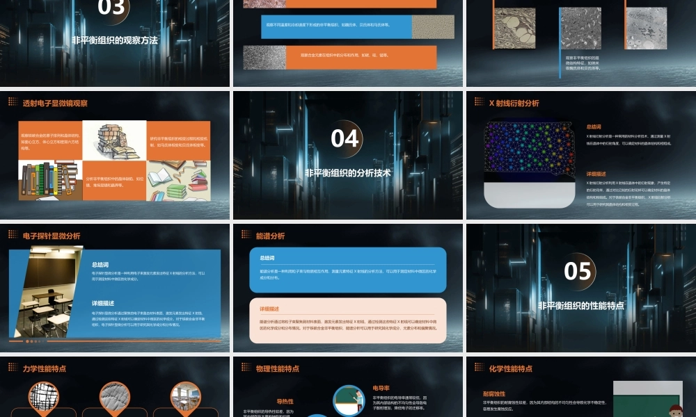 铁碳合金非平衡组织观察与分析课件