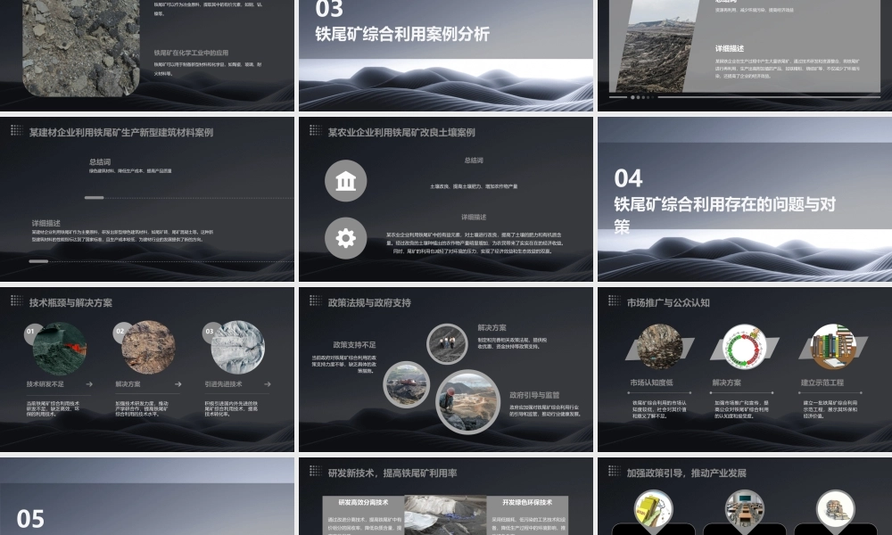 铁尾矿综合利用课件