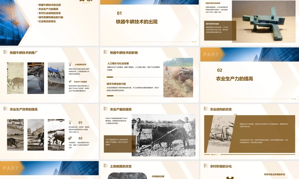 铁器牛耕引发的社课件