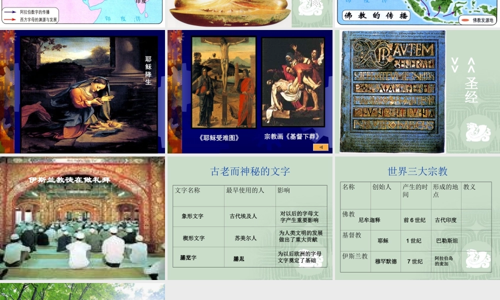 九年级历史古代科技与思想文化一新课标 人教版 课件