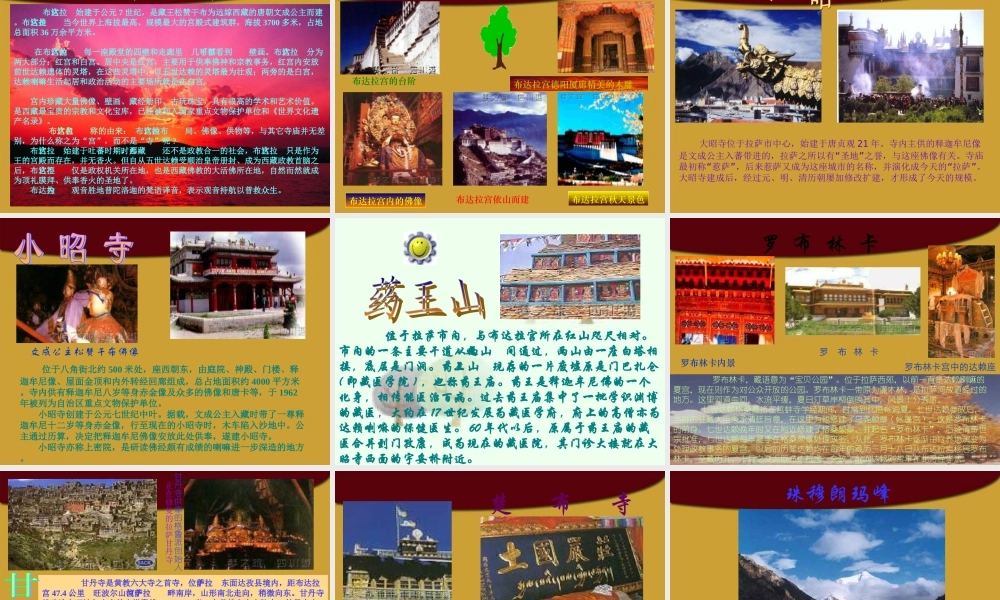 八年级地理下册 美丽的西藏课件 人教新课标版 课件