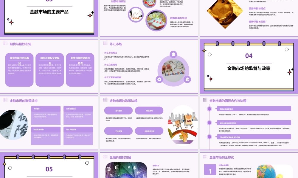 金融资本市场的综合概述课件