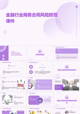 金融行业商务合同风险防范课件