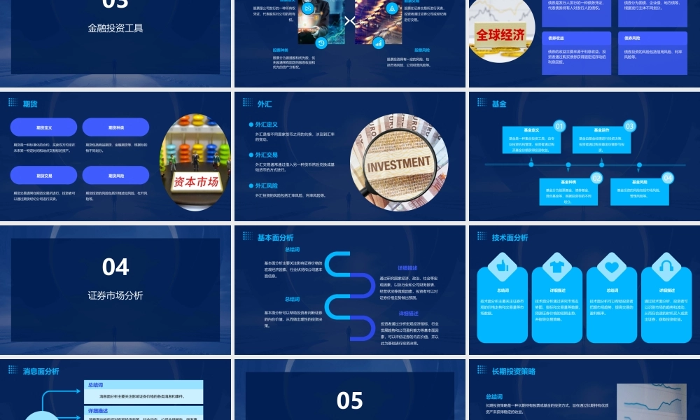 金融投资与证券市场