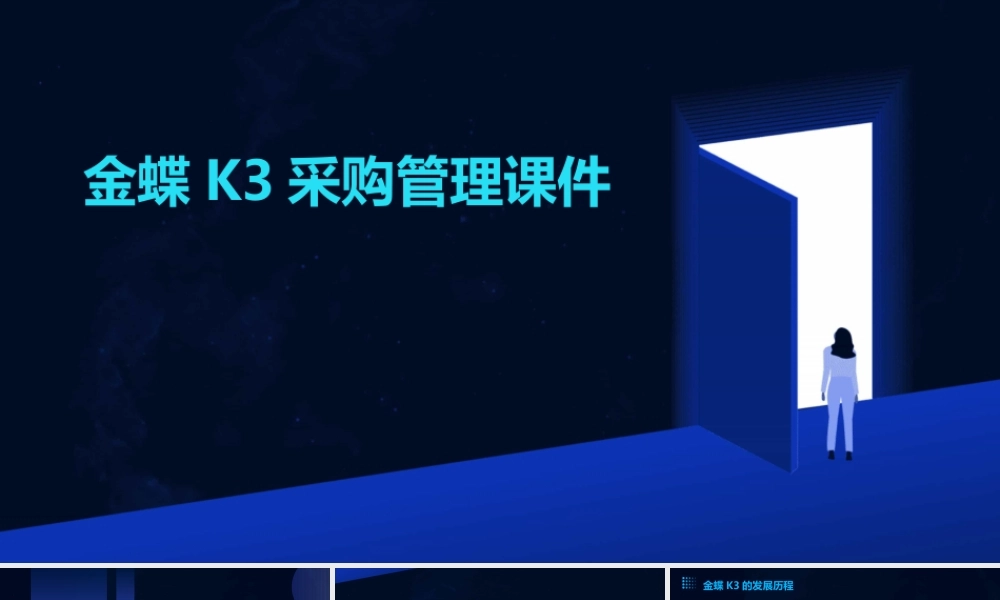 金蝶K3采购管理课件