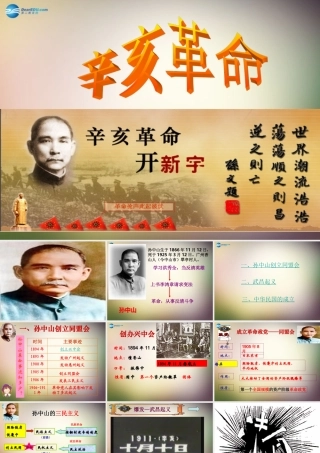 八年级历史上册 第8课 辛亥革命课件 新人教版 课件