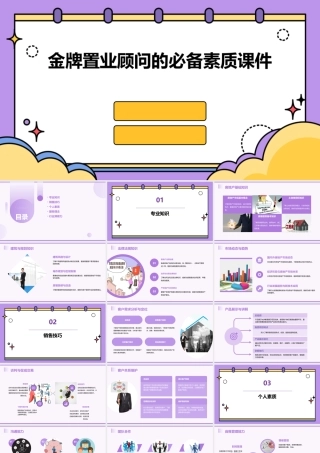 金牌置业顾问的必备素质课件