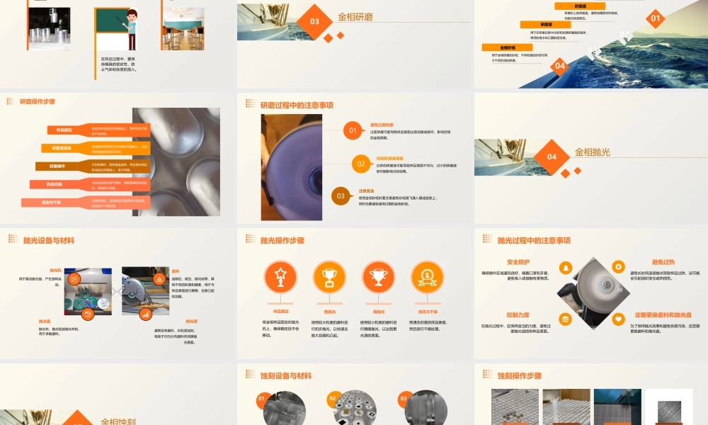 金相样品的制备课件