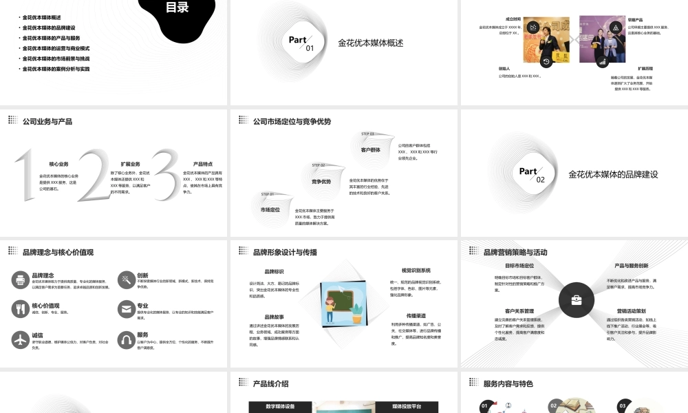 金花优本媒体案课件