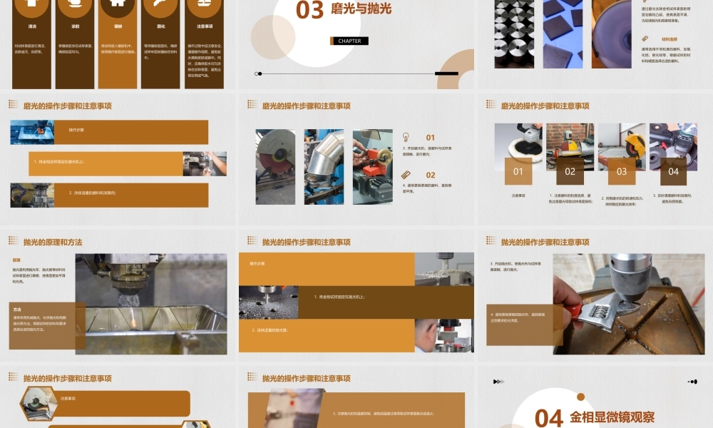 金相试样的制备课件