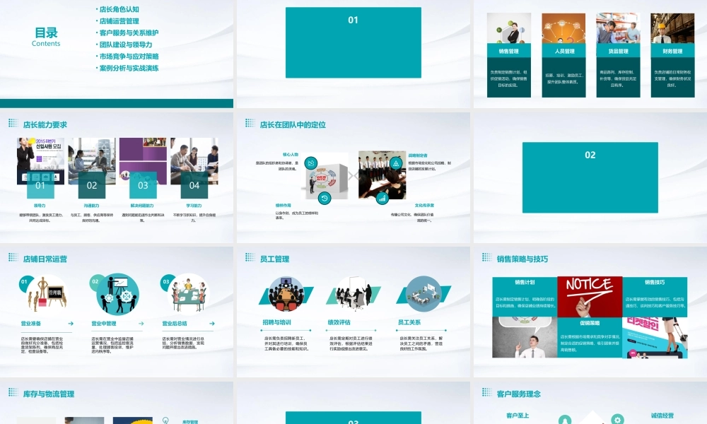 金牌店长训练营培训讲义课件