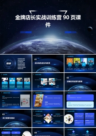 金牌店长实战训练营90页课件