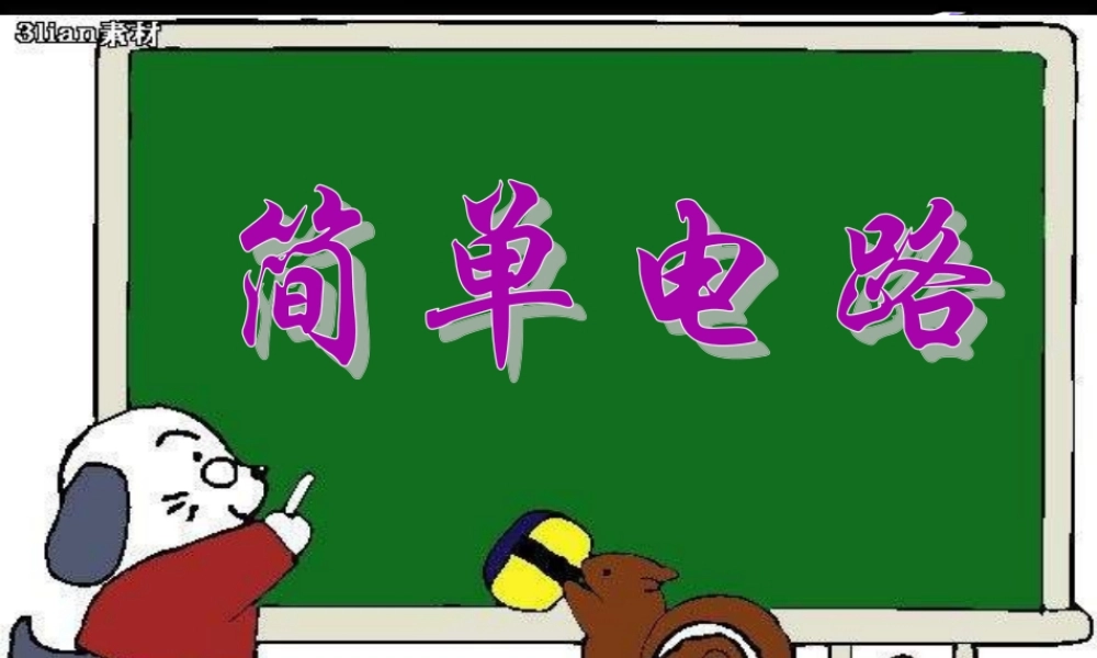 苏教版五年级科学上册简单电路