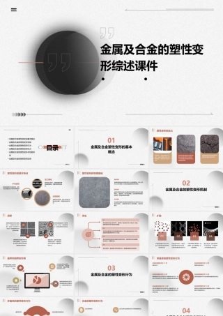 金属及合金的塑性变形综述课件