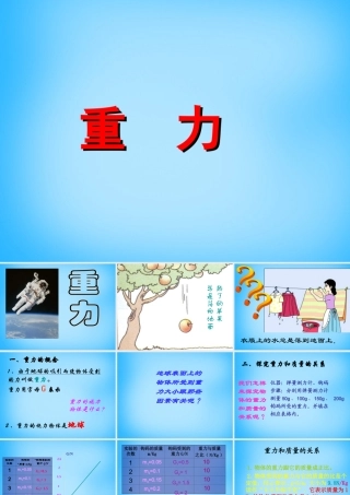 八年级物理下册 7.3 重力课件 (新版)新人教版 课件-2